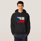 Tsjechische Republiek Vlag CZ Hoodie (Voorkant volledig)