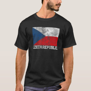 Tsjechische Republiek Vlag Pride Roots Land Famili T-shirt