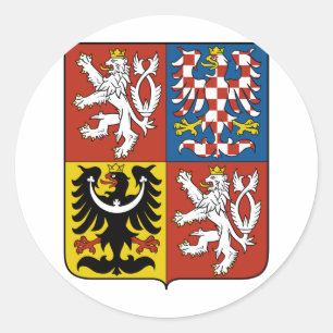 Tsjechische Republiek wapenstilstand CZ Ronde Sticker