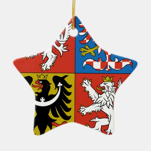 Tsjechische Republiek wapenstilstand Keramisch Ornament (Voorkant)