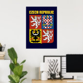 Tsjechische Republiek wapenstilstand Poster (Thuiskantoor)