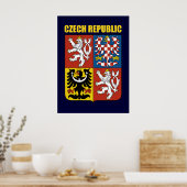Tsjechische Republiek wapenstilstand Poster (Keuken)