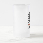 Tsjechische Sileziatische Eagle-Mok Matglas Bierpul (Center)