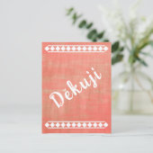 Tsjechische taal Dank u Briefkaart (Staand voorkant)