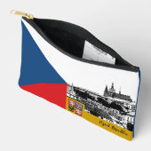 Tsjechische tas, Praag & Tsjechische vlag mode Etui (Open)