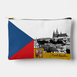 Tsjechische tas, Praag & Tsjechische vlag mode Etui
