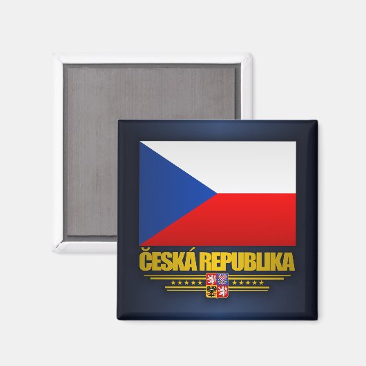 Tsjechische trots magneet (Voorkant / Achterkant)