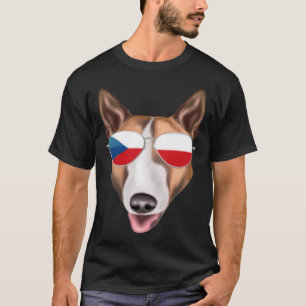 Tsjechische vlag Bull Terrier Hond Tsjechië Pocket T-shirt