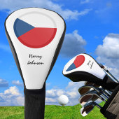Tsjechische vlag en monogrammed Golf Clubs Hoesjes Golfheadcover