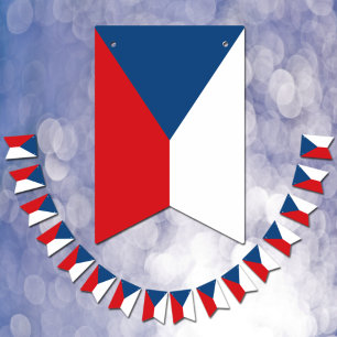 Tsjechische vlag en Tsjechische partij Banners/bru Vlaggetjes