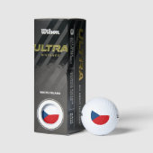 Tsjechische vlag golfballen (Verpakking)