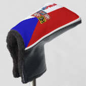 Tsjechische vlag golfheadcover (3/4 voorkant)