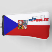 Tsjechische vlag golfheadcover (Voorkant)