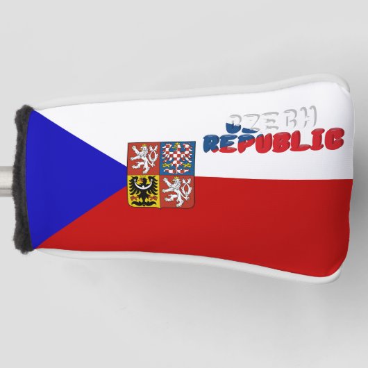 Tsjechische vlag golfheadcover (Voorkant)