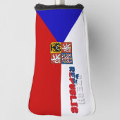 Tsjechische vlag golfheadcover (Draai 90)