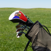 Tsjechische vlag golfheadcover (Insitu)