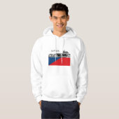 Tsjechische Vlag Hoodie, Tsjechië, Praag / Hradcan Hoodie (Voorkant volledig)