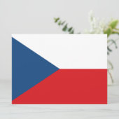 Tsjechische vlag kaart (Staand voorkant)