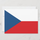 Tsjechische vlag kaart (Voorkant)