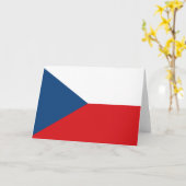 Tsjechische vlag kaart (Gele Bloem)
