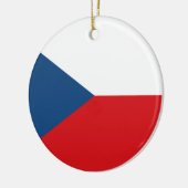 Tsjechische vlag keramisch ornament (Links)