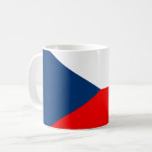 Tsjechische vlag koffiemok (Voorkant links)