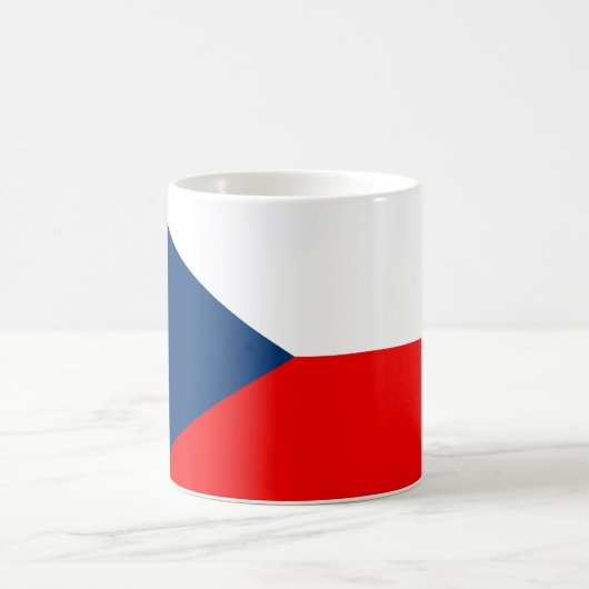 Tsjechische vlag koffiemok (Center)