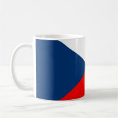 Tsjechische vlag koffiemok (Links)