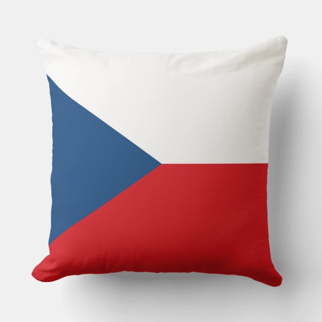 Tsjechische vlag kussen (Voorkant)
