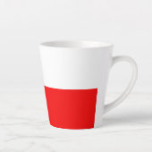 Tsjechische vlag latte mok (Rechts)