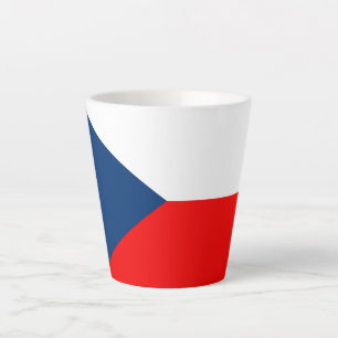 Tsjechische vlag latte mok
