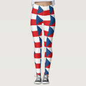 Tsjechische vlag leggings (Voorkant)