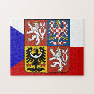 Tsjechische vlag legpuzzel