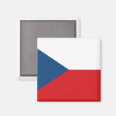 Tsjechische vlag magneet (Voorkant / Achterkant)