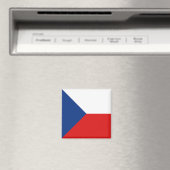 Tsjechische Vlag Magneet (Insitu (Vaatwasser))