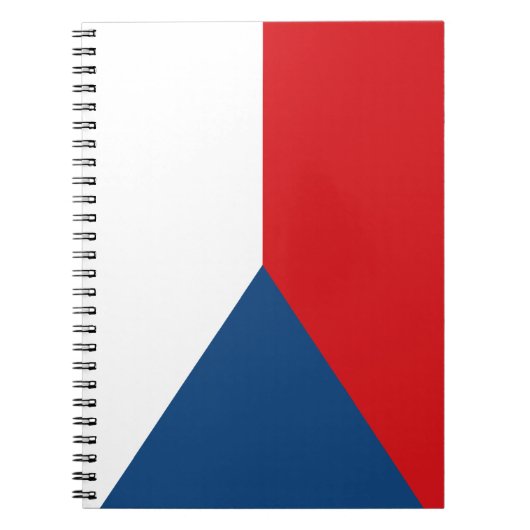 Tsjechische vlag notitieboek (Voorkant)