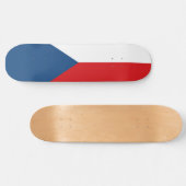 Tsjechische vlag persoonlijk skateboard (Horizontaal)