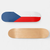 Tsjechische vlag persoonlijk skateboard (Horizontaal)