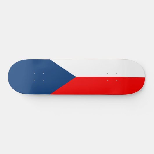 Tsjechische vlag persoonlijk skateboard (Horizontaal)
