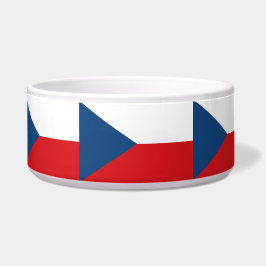 Tsjechische vlag Pet Bowl Voerbakje