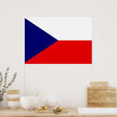 Tsjechische vlag poster (Keuken)