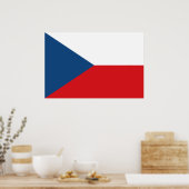 Tsjechische vlag poster (Keuken)