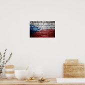 Tsjechische vlag poster (Keuken)