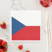 Tsjechische vlag servet (Insitu)