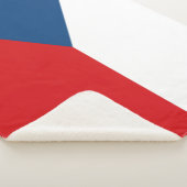 Tsjechische vlag sherpa deken (3/4)