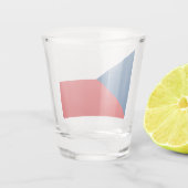 Tsjechische vlag shot glas (Achterkant)