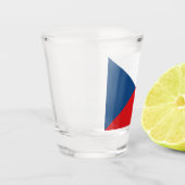Tsjechische vlag shot glas (Links)