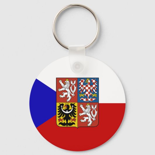 Tsjechische vlag sleutelhanger (Voorkant)