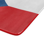 Tsjechische vlag snijplank (Hoek)