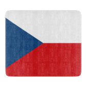 Tsjechische vlag snijplank (Voorkant)